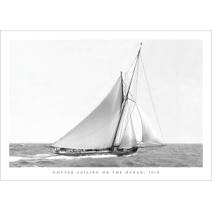Cutter sailing on the...