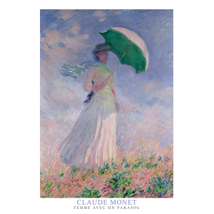 Femme avec un parasol