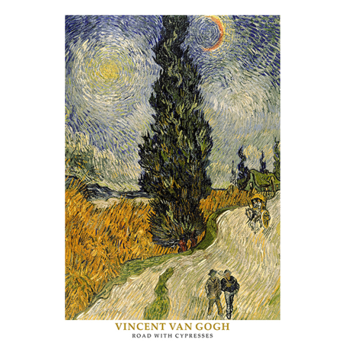 Road with Cypresses